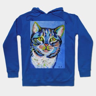 Blue Cat Hoodie